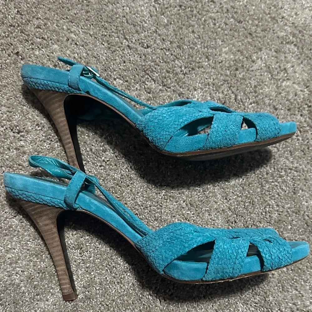 Cole Haan Nike Air Teal Strappy Sandals